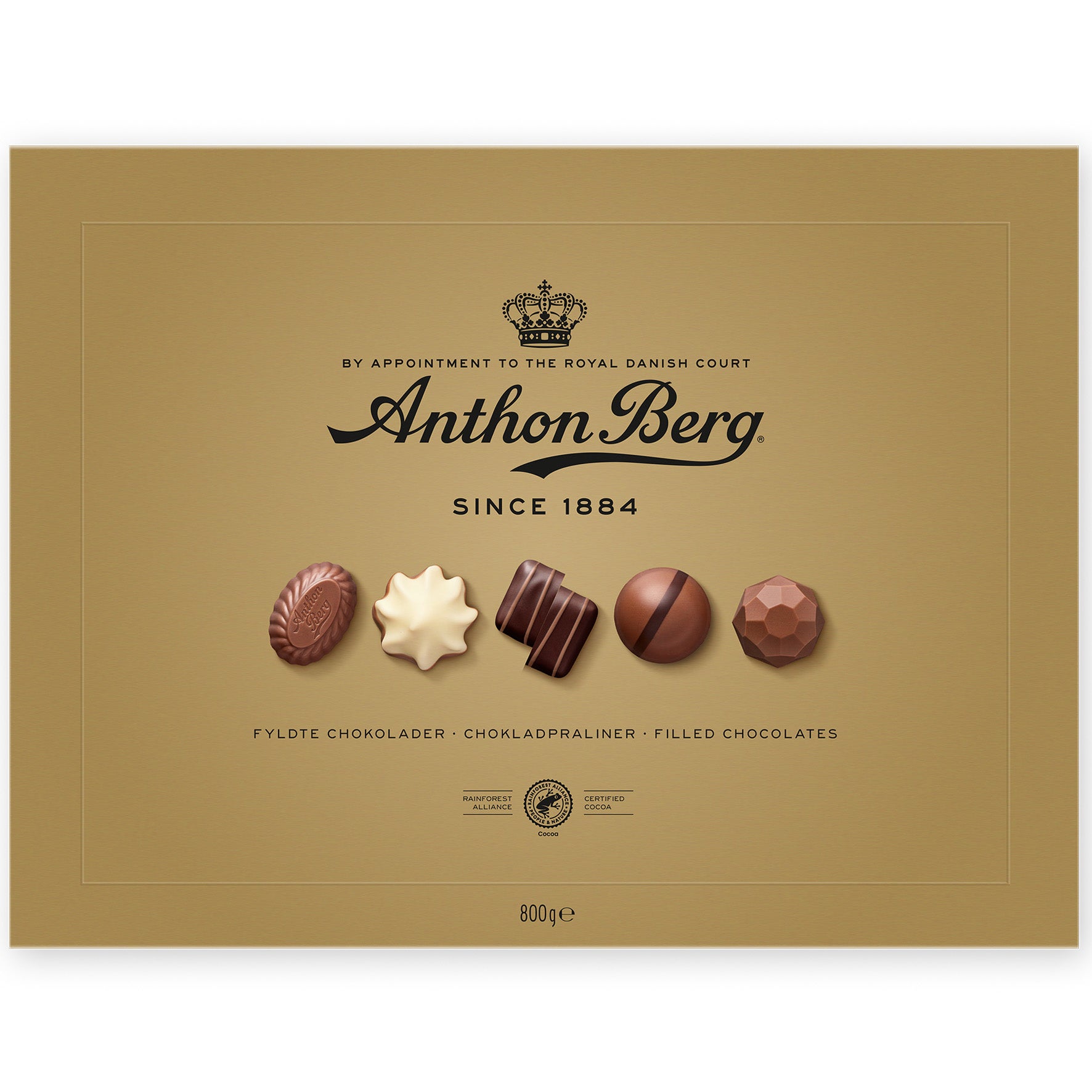 Chokladask Anthon Berg Guld 800 g