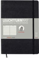 Anteckningsbok A5 soft linjerad svart