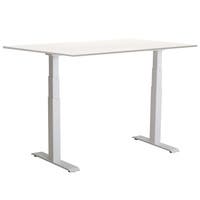 Skrivbord el Easydesk Adapt VI 140x80 cm vit