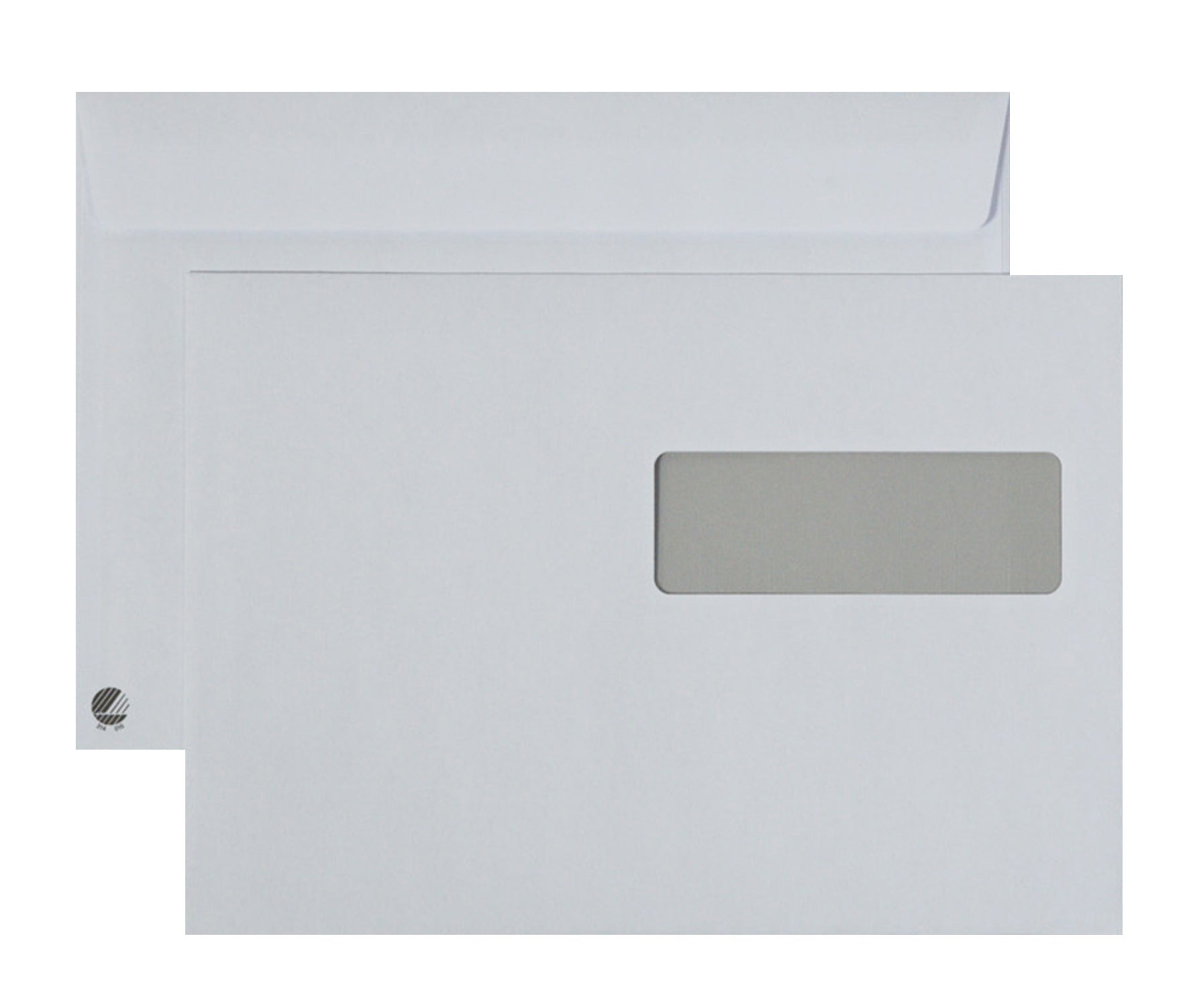 Kuvert C5 H2 vita remsa 500 st/krt