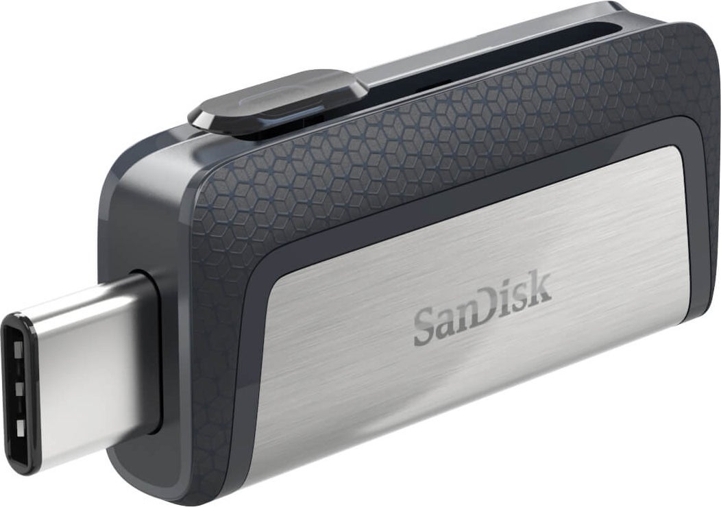 USB C-A minn SanDisk 3.1 128GB Svart/Silver