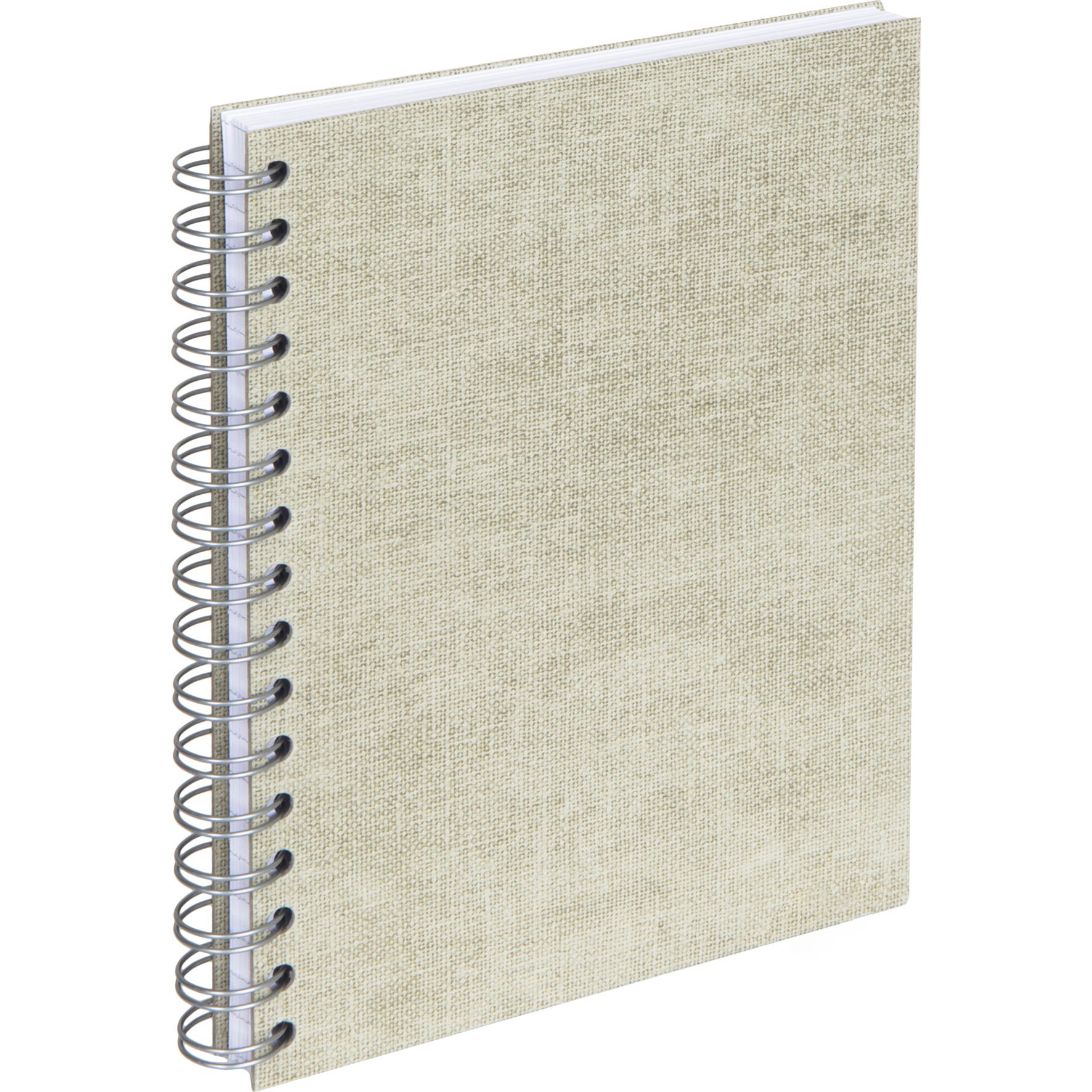 Anteckningsbok Bigso A5 linjerad canvas linen