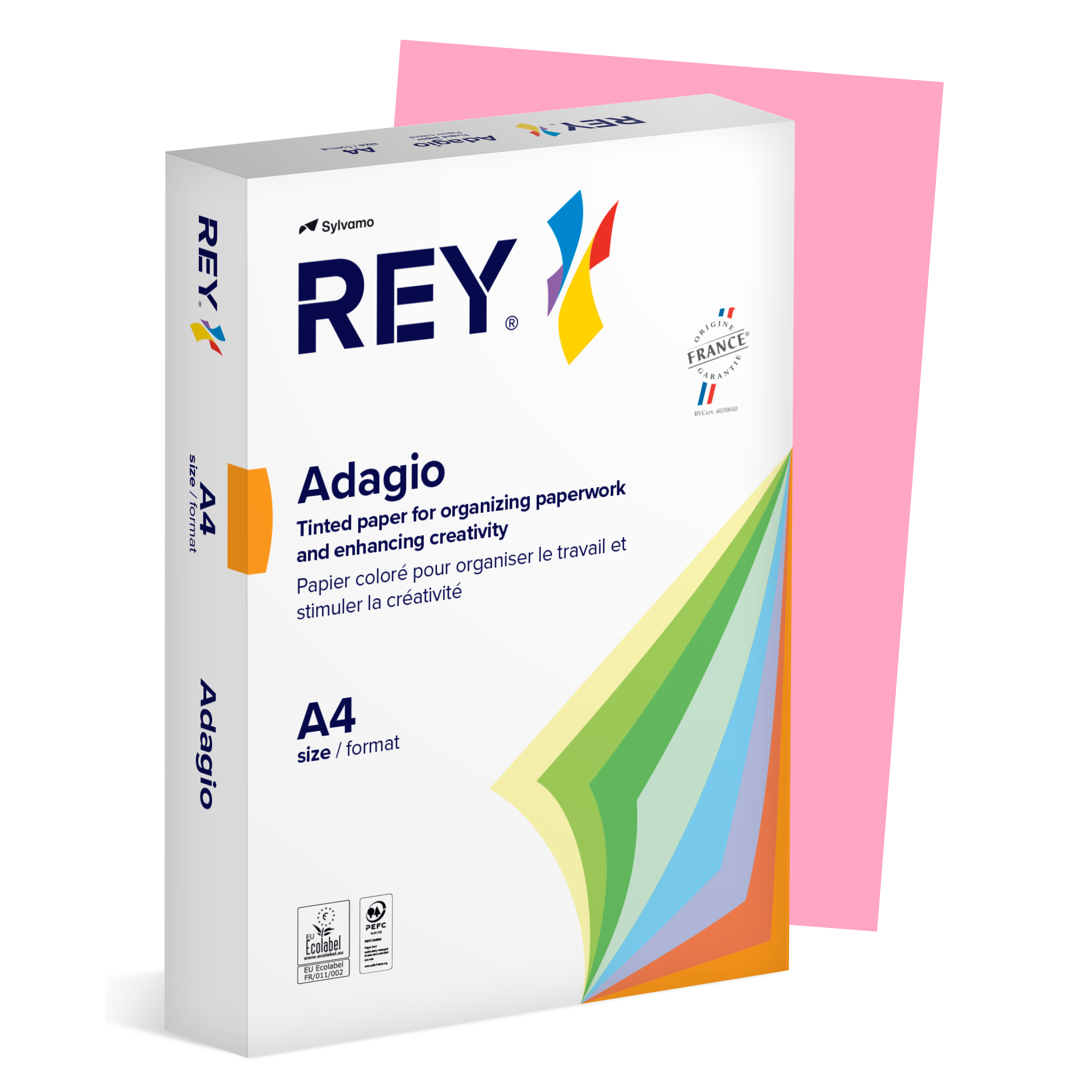 Färgat papper Rey Adagio A4 80g