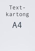 Kartong A4 vit 5 st/fp