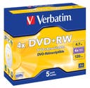 DVD+RW Verbatim 4.7GB 5 st/fp