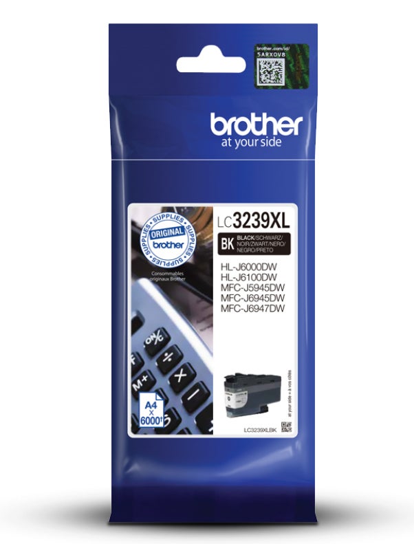 Bläck Brother LC3239XLBK svart 6000 sidor