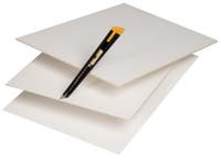 Kartong 1100g 2mm 50x70cm vit 25/fp