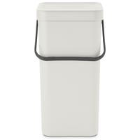 Avfallshink Sort&Go Ljusgrå 16 l