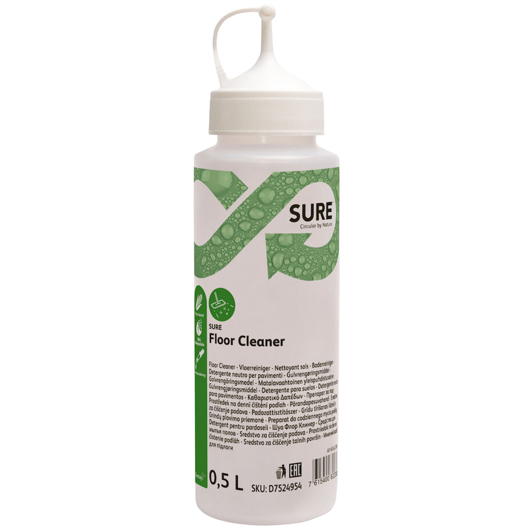 Appliceringsflaska till SURE Floor Cleaner 500 ml