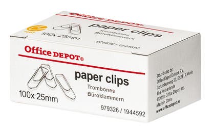 Metallgem Office Depot 25mm 100/fp
