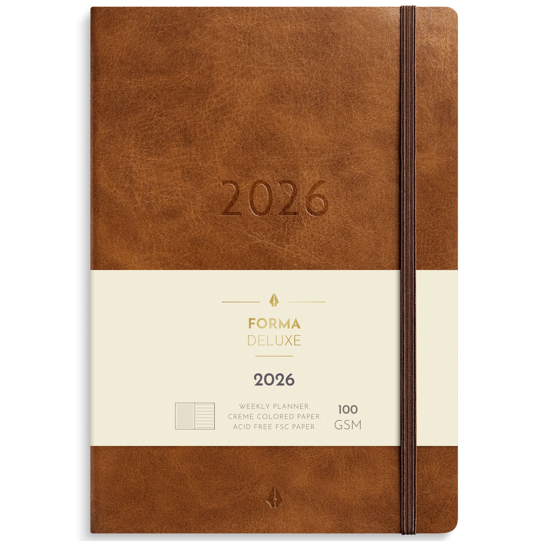 Kalender Forma Deluxe 2026 brun