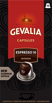 Kaffekapsel Espresso Gevalia 10 st/fp