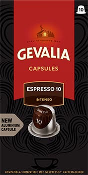 Kaffekapsel Espresso Gevalia 10 st/fp
