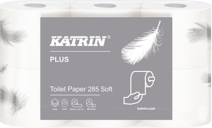 Toalettpapper Katrin Plus Toilet Soft 285 42 st/bal (7 x 6)