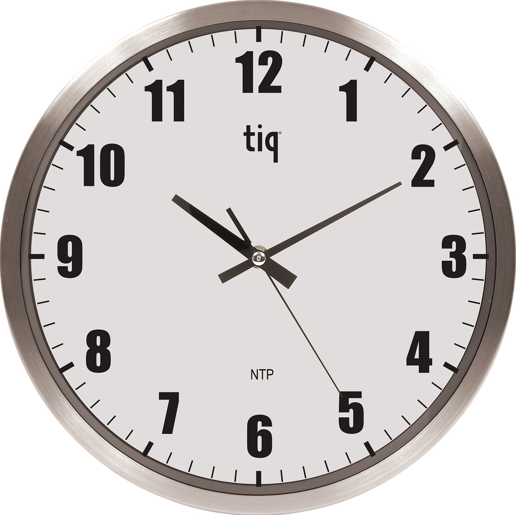 Väggklocka NTP/POE Ø300 mm aluminium