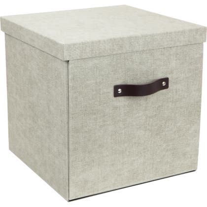 Förvaringsbox Bigso Logan canvas linen