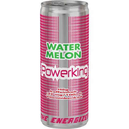 Energydrink Watermelon Powerking 25 cl inkl. pant