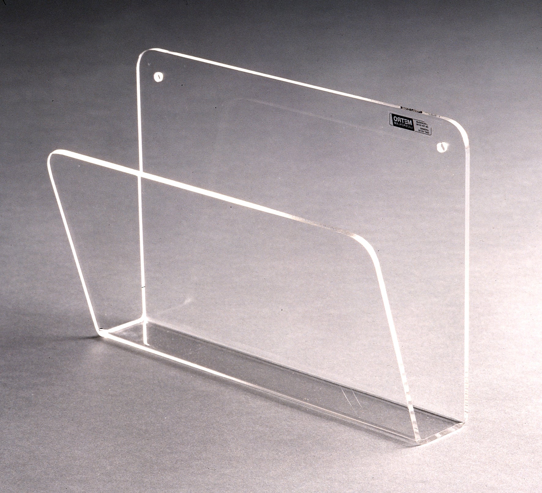 Brevkorg vägg Akryl 1-fack