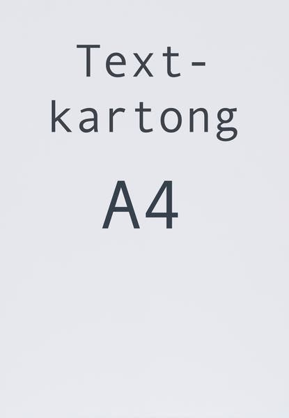 Kartong A4 vit 5 st/fp