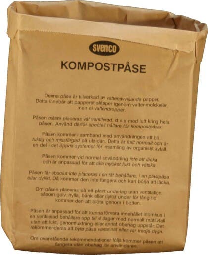 Matavfallspåse 8 Liter papper