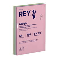 Färgat kopieringspapper A4 160g pastell 250/fp