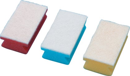 Rengöringssvamp med vit nylon