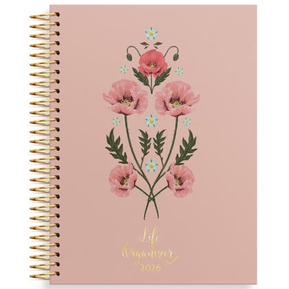 Kalender Life Organizer 2026 rosa