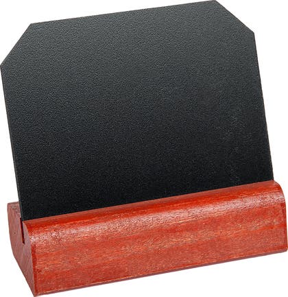 Griffelskyltar på fot