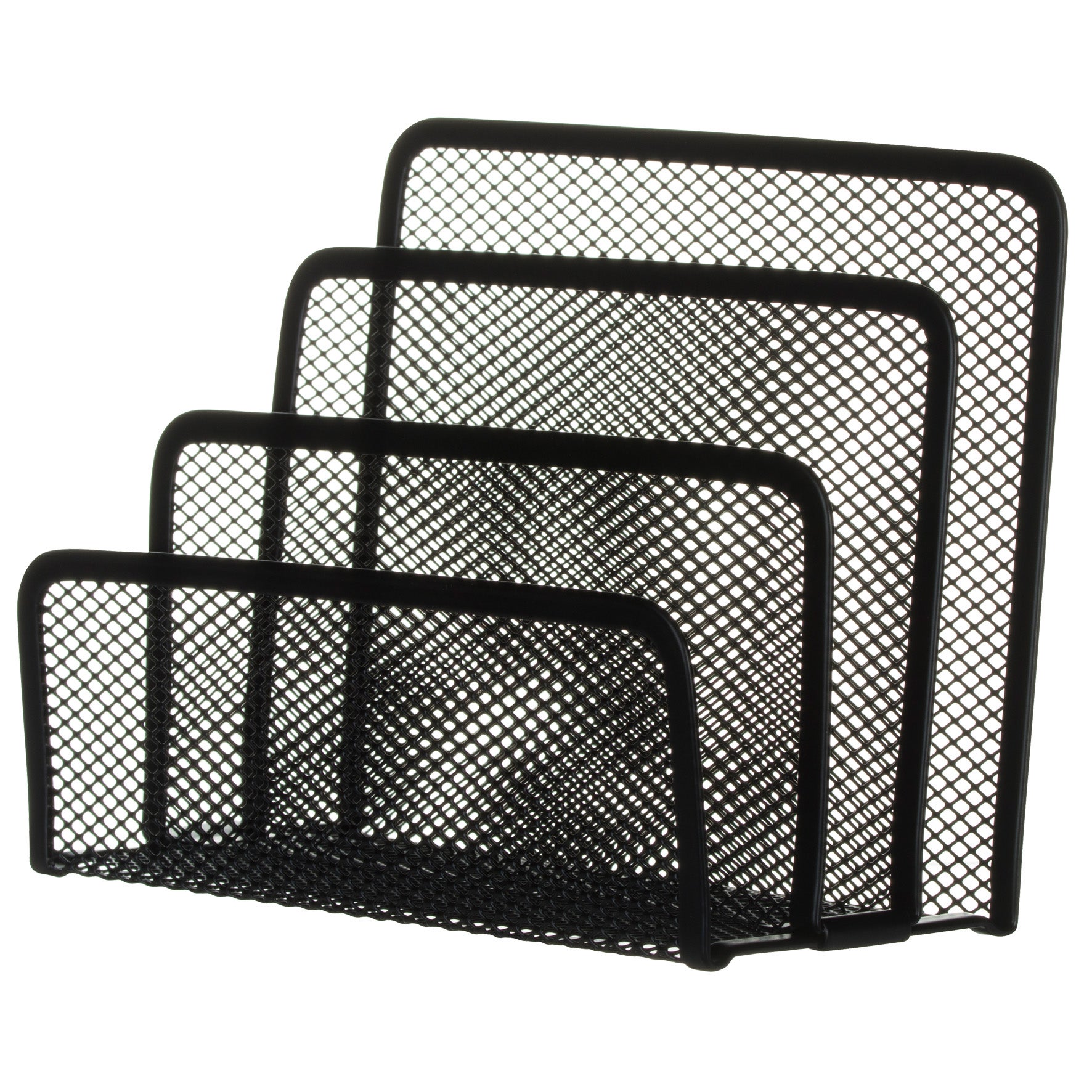 Brevställ Tråd 3 fack svart metall