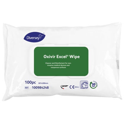 Rengörings- & Desinfektionsmedel OXIVIR Excel Wipes 100 st/fp