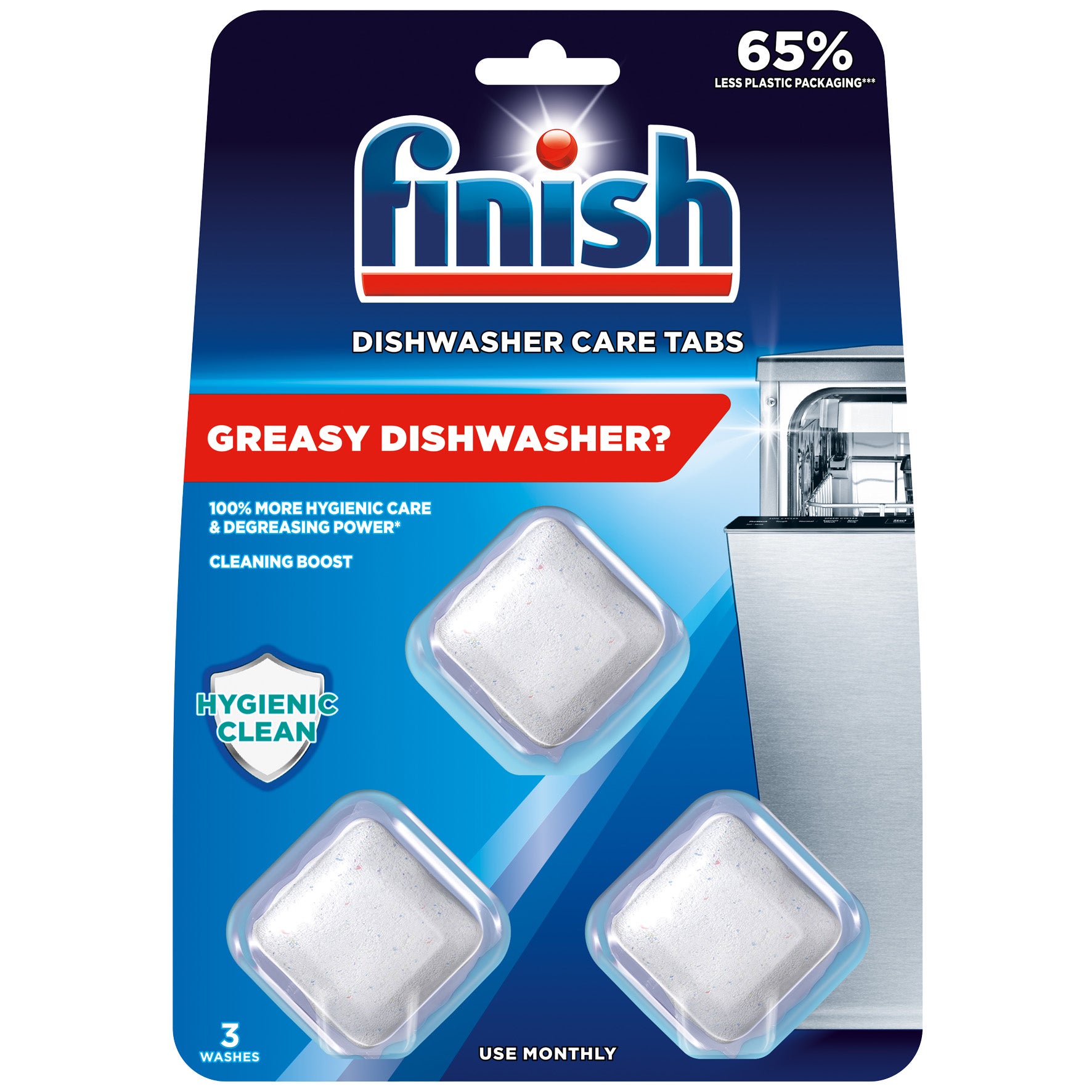 Diskmaskinsrengöring Finish In-Wash 3-pack