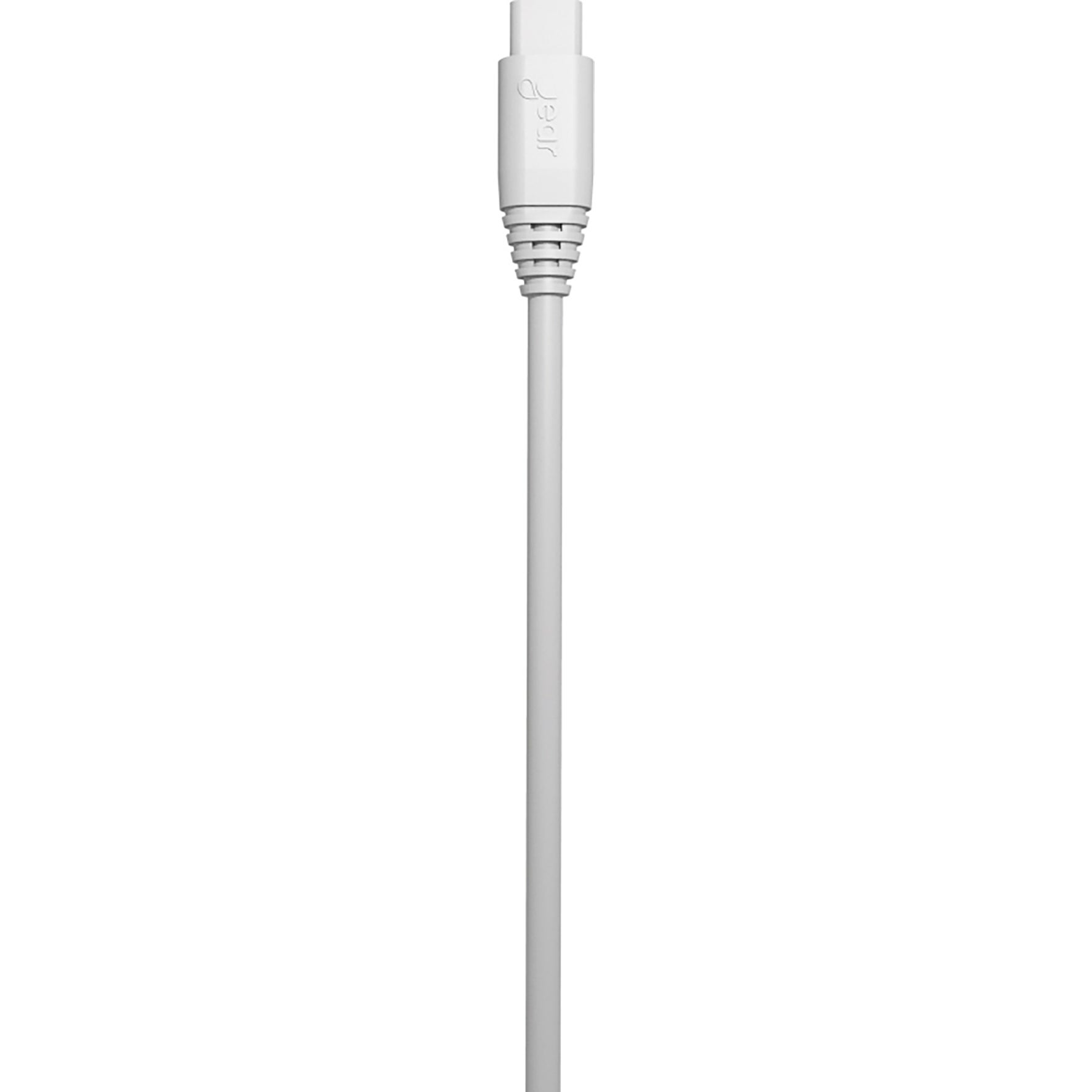 Synkkabel USB-C 2.0 3 meter Vit gen2 Rund Kabel Gear