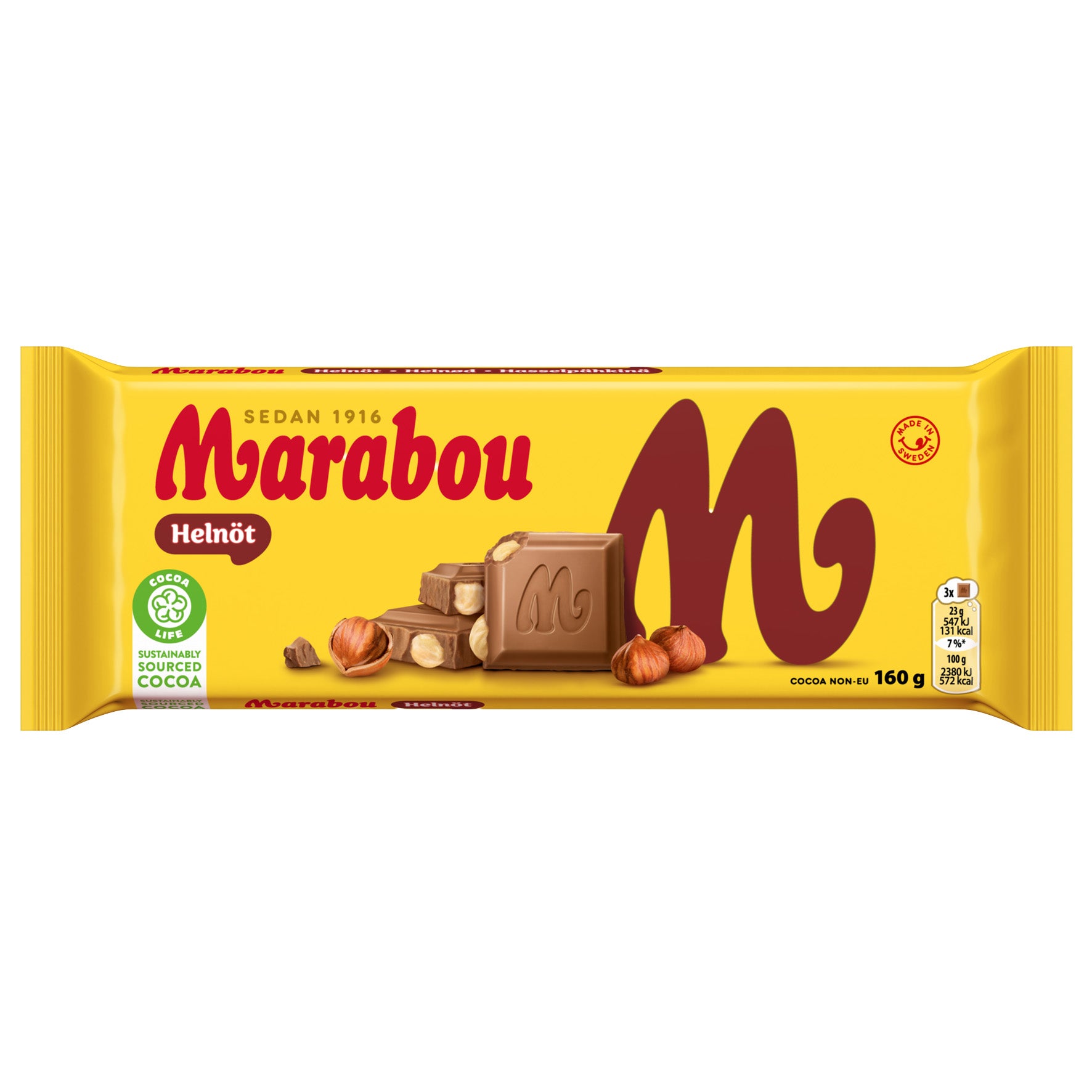 Choklad Marabou Helnöt 13x160 g