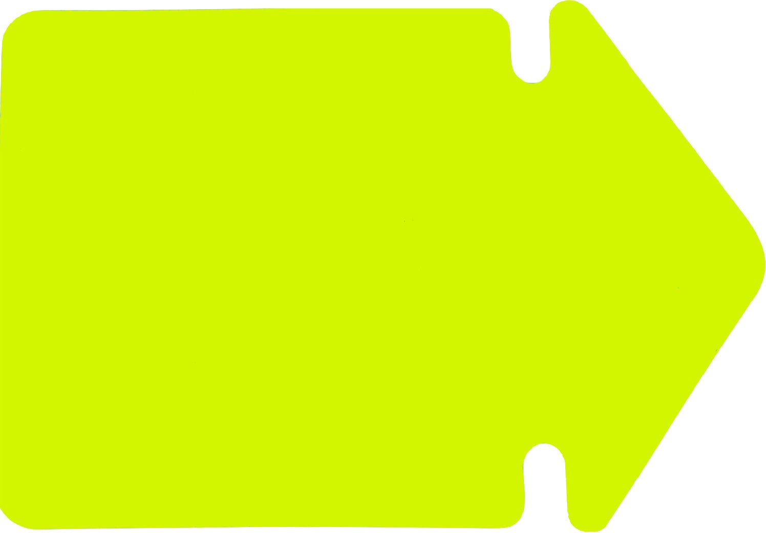 Skyltkartong Pil 130 x 90 mm 25-pack