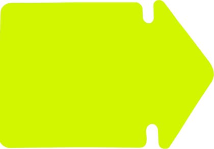 Skyltkartong Pil 130 x 90 mm 25-pack