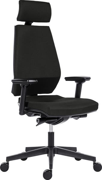 Kontorsstol Marseille svart