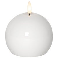 LED Blockljus Flamme Shine vit