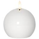 LED Blockljus Flamme Shine vit