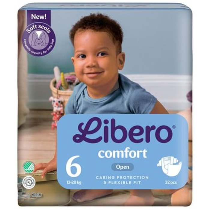 Blöjor Libero Comfort 6, 13–20 kg 32-pack