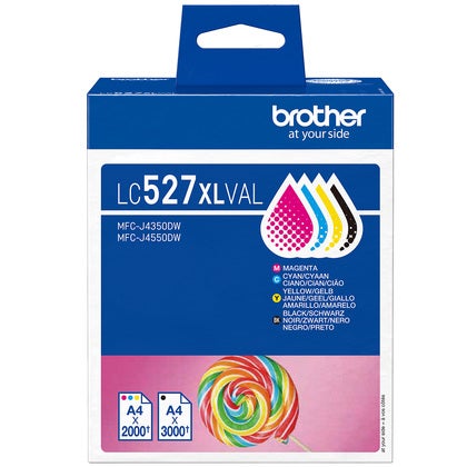 Bläckpatroner Brother LC527XLVAL CMYK