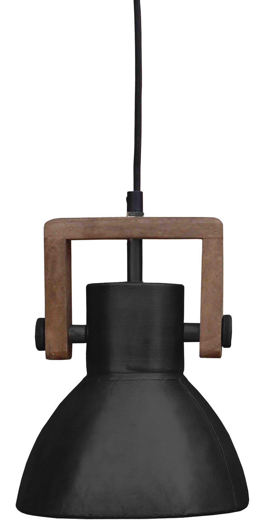 Tak/Fönsterlampa Single Ashby Pale Svart Zink 19 cm
