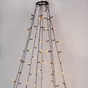 Julgransslinga Shiny grön 8x2 m varmvit