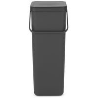 Avfallshink Sort&Go Grå 40 l