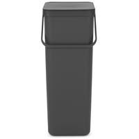 Avfallshink Sort&Go Grå 40 l