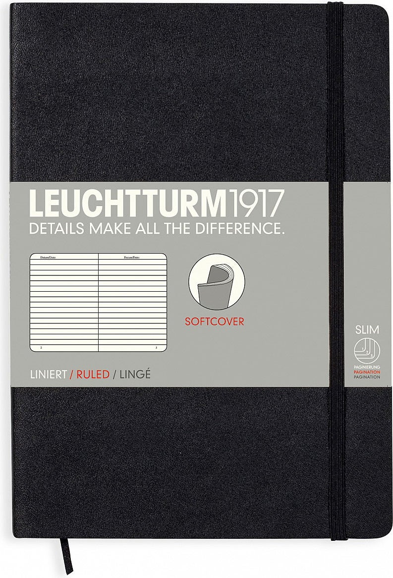 Anteckningsbok A5 soft linjerad Leuchtturm 1917