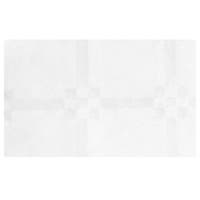 Dukrulle damast 50 m x 1,18 m vit