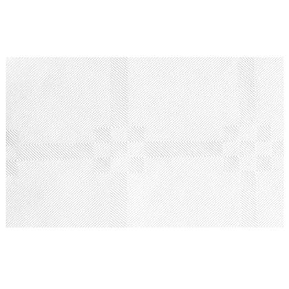 Dukrulle damast 50 m x 1,18 m vit