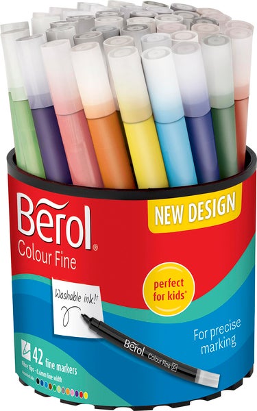 Tuschpennor Berol Fine 42 st/fp