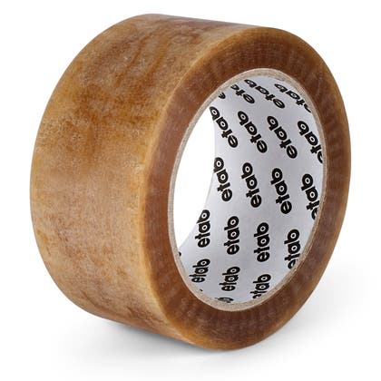 Packtejp biopack 80 Meter x 50mm transparent