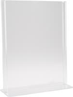 Skyltställ A7 T-fot transparent